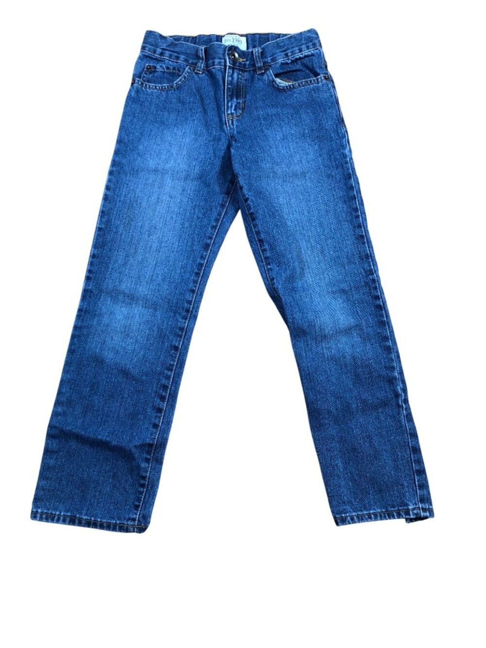 Est 1989 Jeans Boys 8 Straight Leg Adjustable Waist 5 Pocket Design Midrise Stre